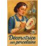 Visuale di Decoratrice su porcellana
