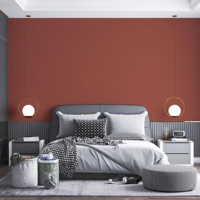 Papier Peint Uni Terracotta