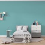 Papier Peint Uni Turquoise Pastel