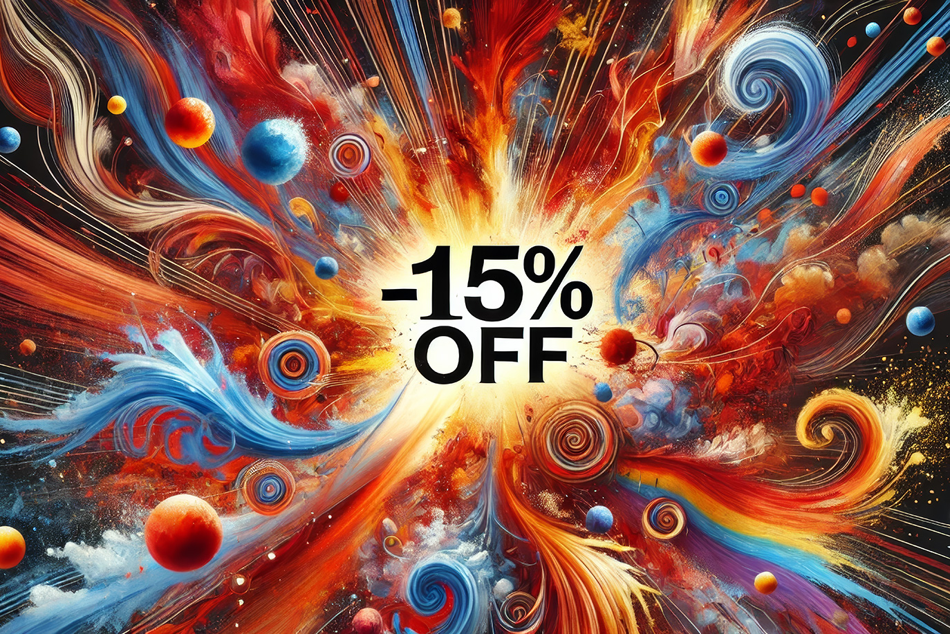 15% di sconto sul tuo primo ordine con il codice DISCOUNT15!